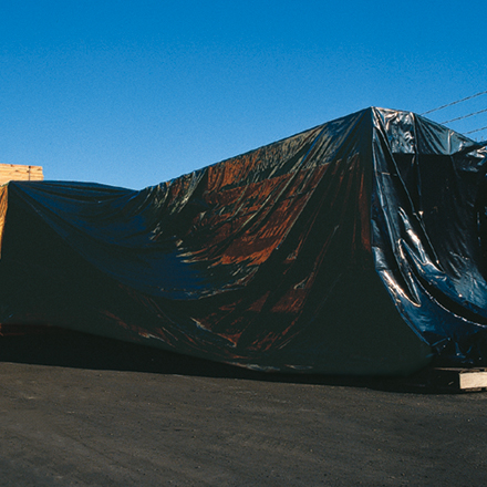 8 x 100' - 4 Mil Black Poly Sheeting