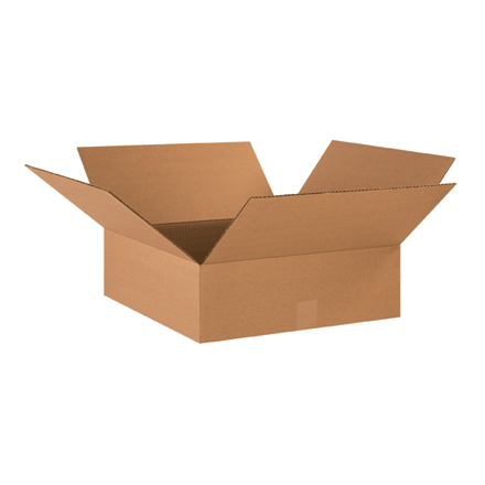 18 x 18 x 6" Flat Corrugated Boxes