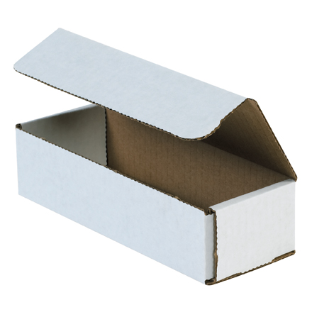 8 x 3 x 2" White Corrugated Mailers