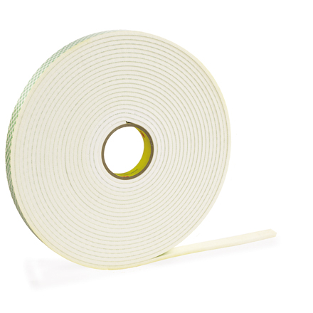 1" x 36 yds. 3M<span class='tm'>™</span> 4466 Double Sided Foam Tape