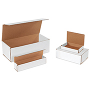 5-200 5x2x2 WHITE CORRUGATED MAILERS SHIPPING PACKING FOLDING BOX BOXES MAILING 